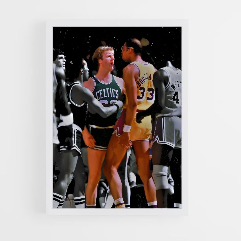 Poster Rivalité Iconique – affiche Basketball (vue 3)