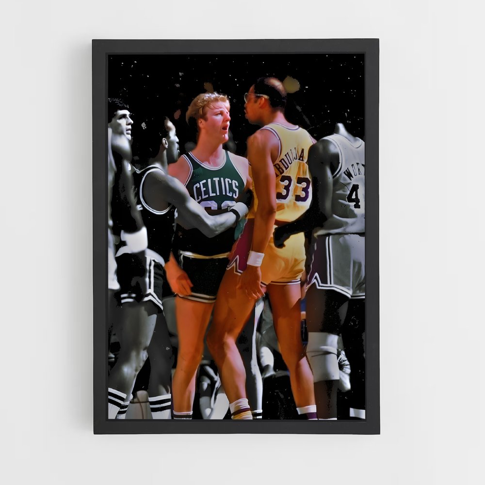 Poster Rivalité Iconique – affiche Basketball (vue 2)