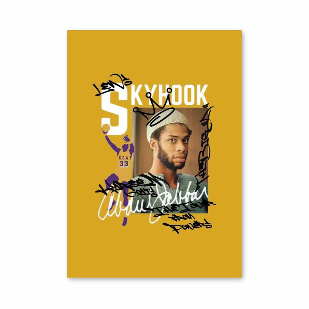 Poster Skyhook – affiche Basketball