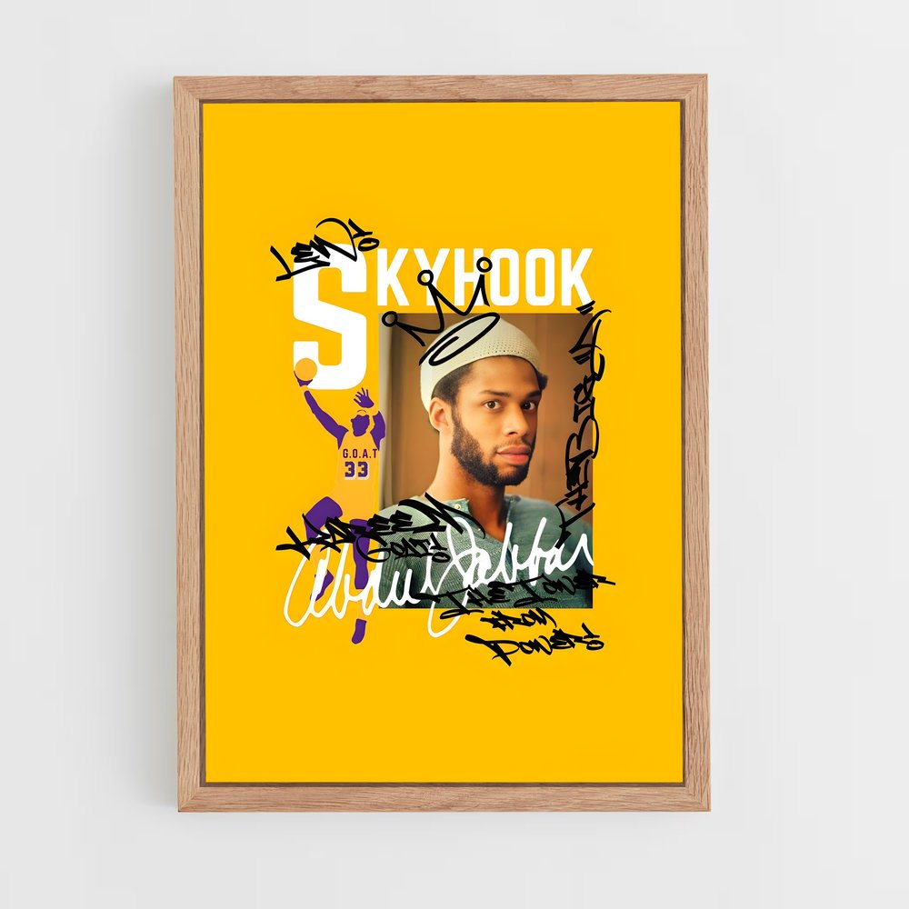 Poster Skyhook – affiche Basketball (vue 4)