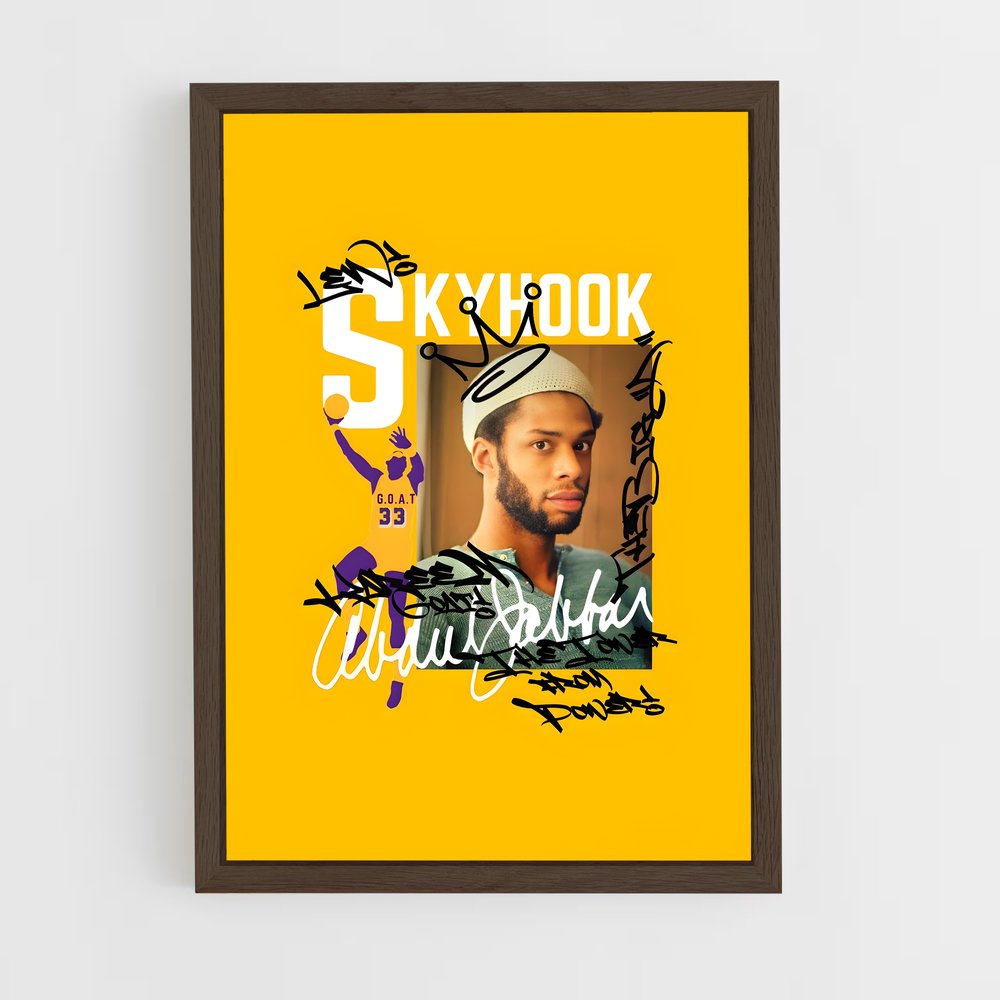 Poster Skyhook – affiche Basketball (vue 5)