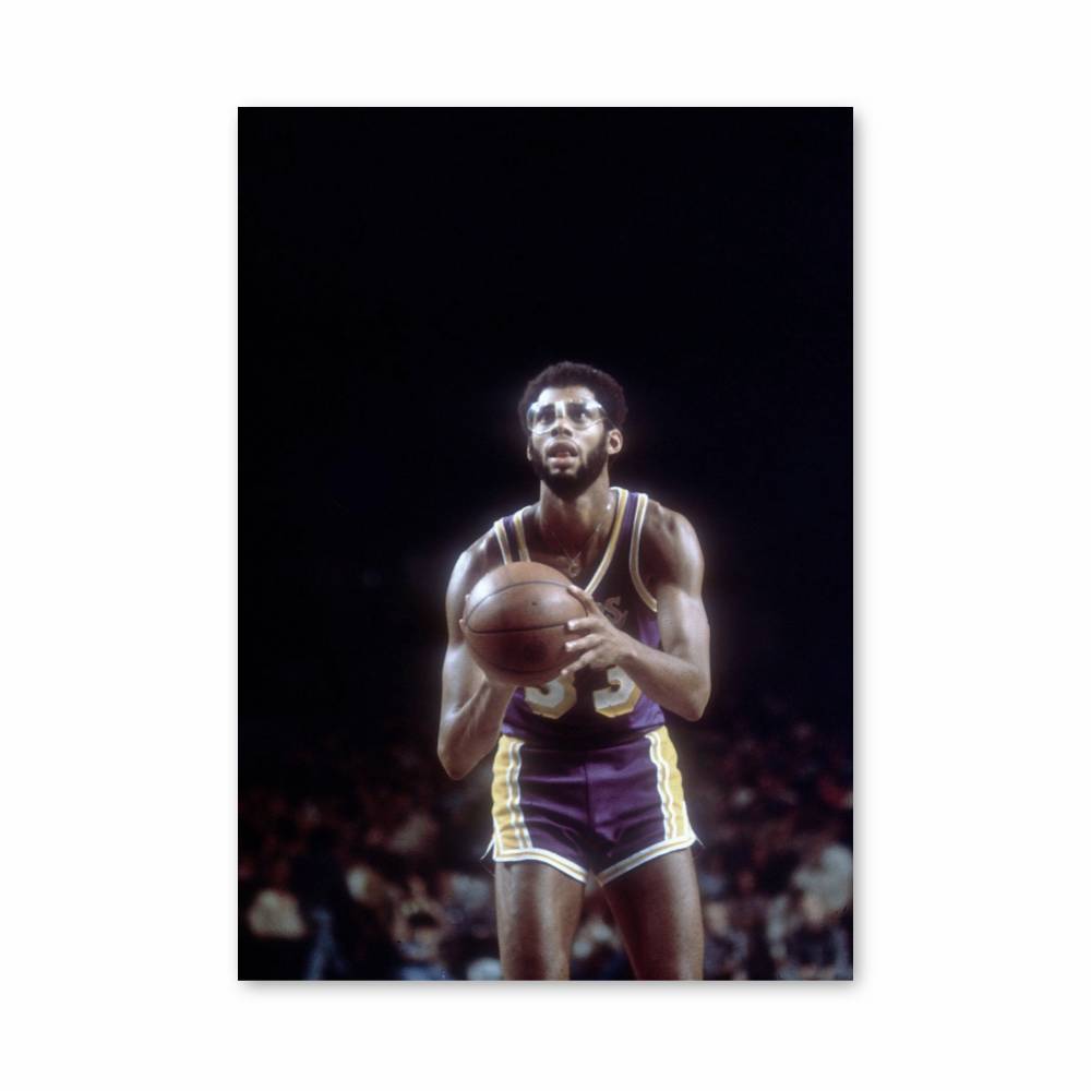 Poster Légende du Panier – affiche Basketball