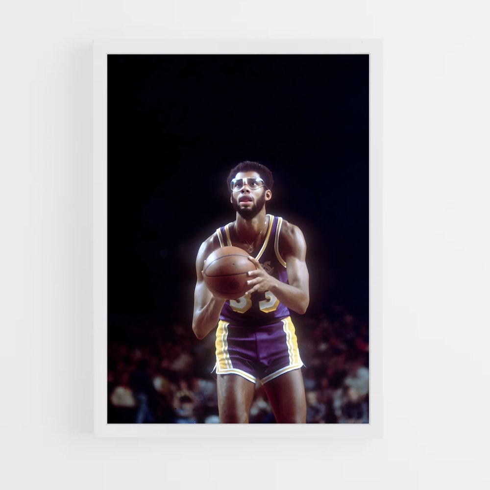 Poster Légende du Panier – affiche Basketball (vue 3)