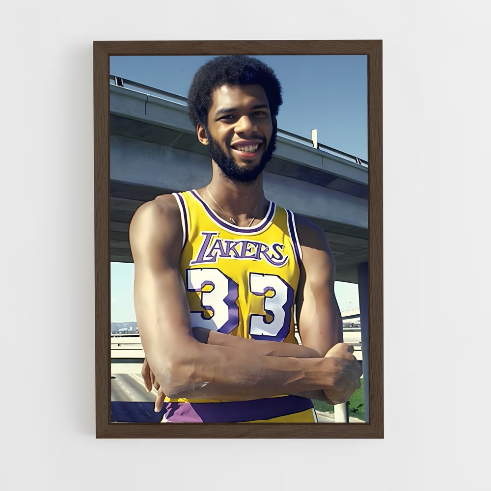 Poster Lakers Legend 33 – affiche Basketball (vue 5)