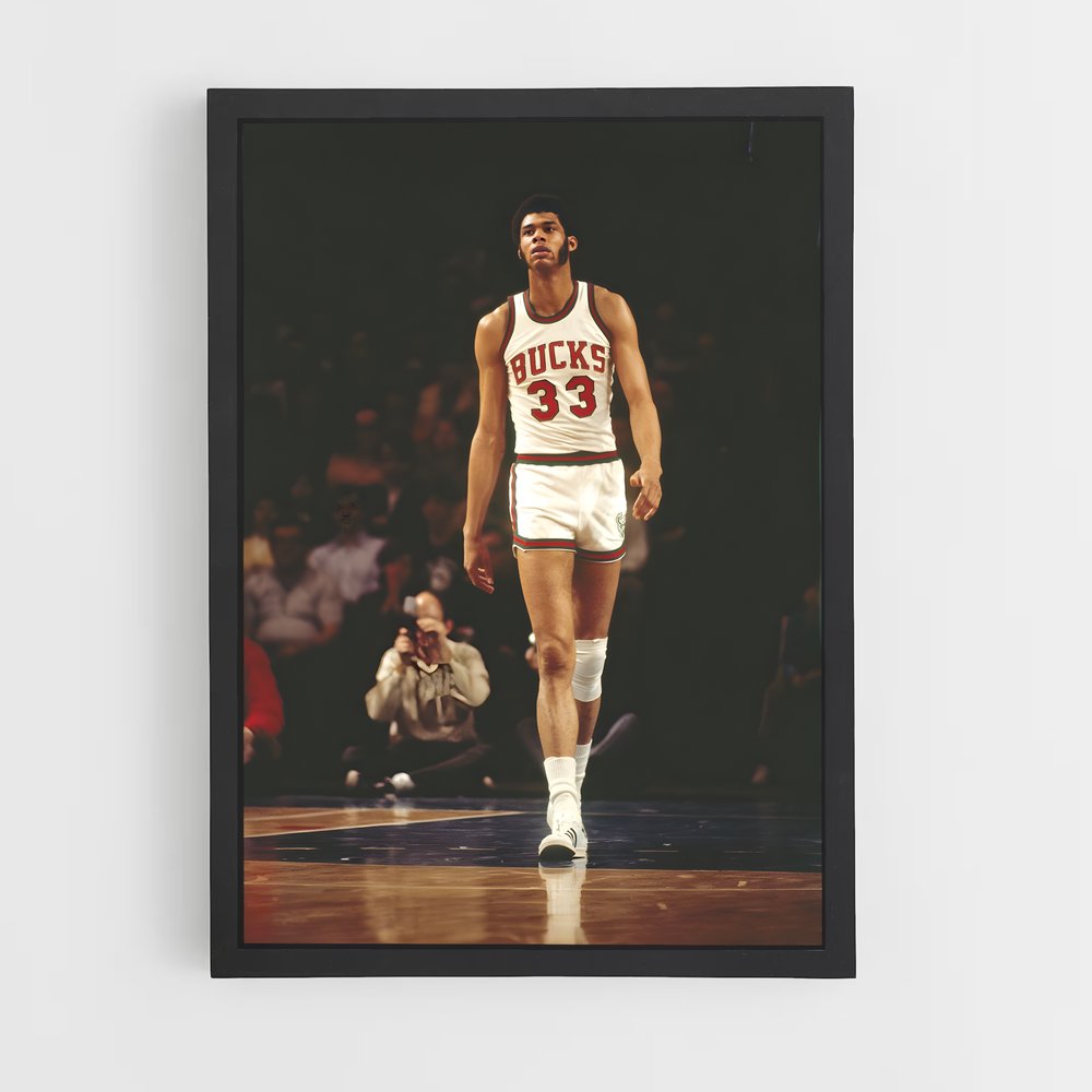 Poster Légende des Bucks – affiche Basketball (vue 2)