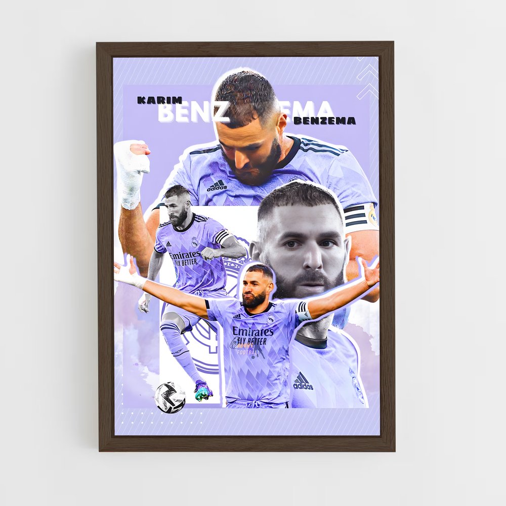Poster Benzema Collection – affiche Football (vue 5)