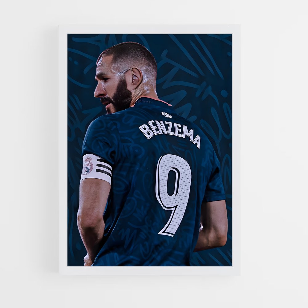 Poster Benzema Captain – affiche Football (vue 3)