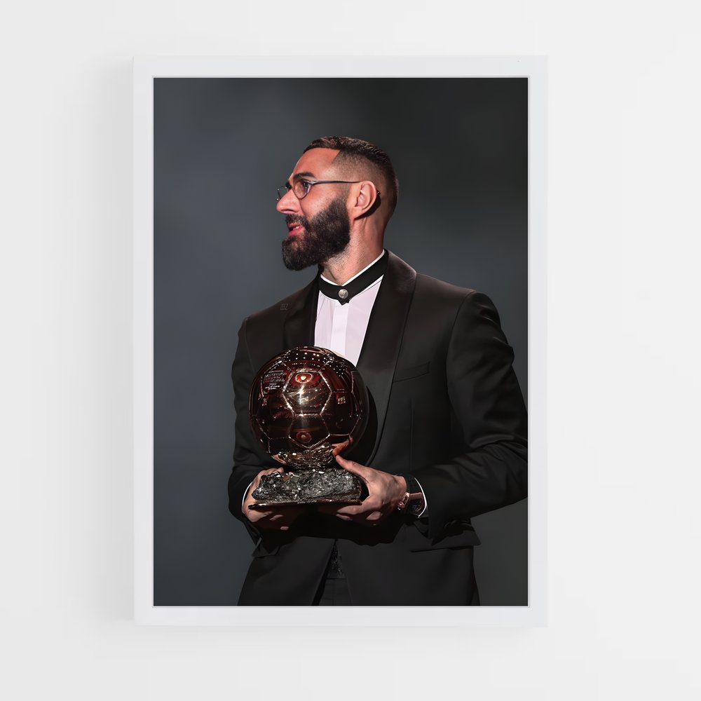 Poster Ballon d'Or Étoile – affiche Football (vue 3)