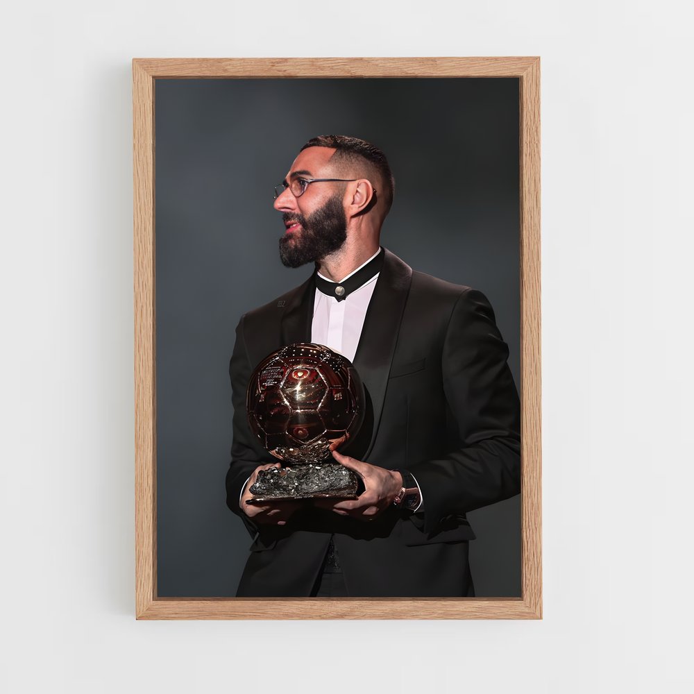 Poster Ballon d'Or Étoile – affiche Football (vue 4)