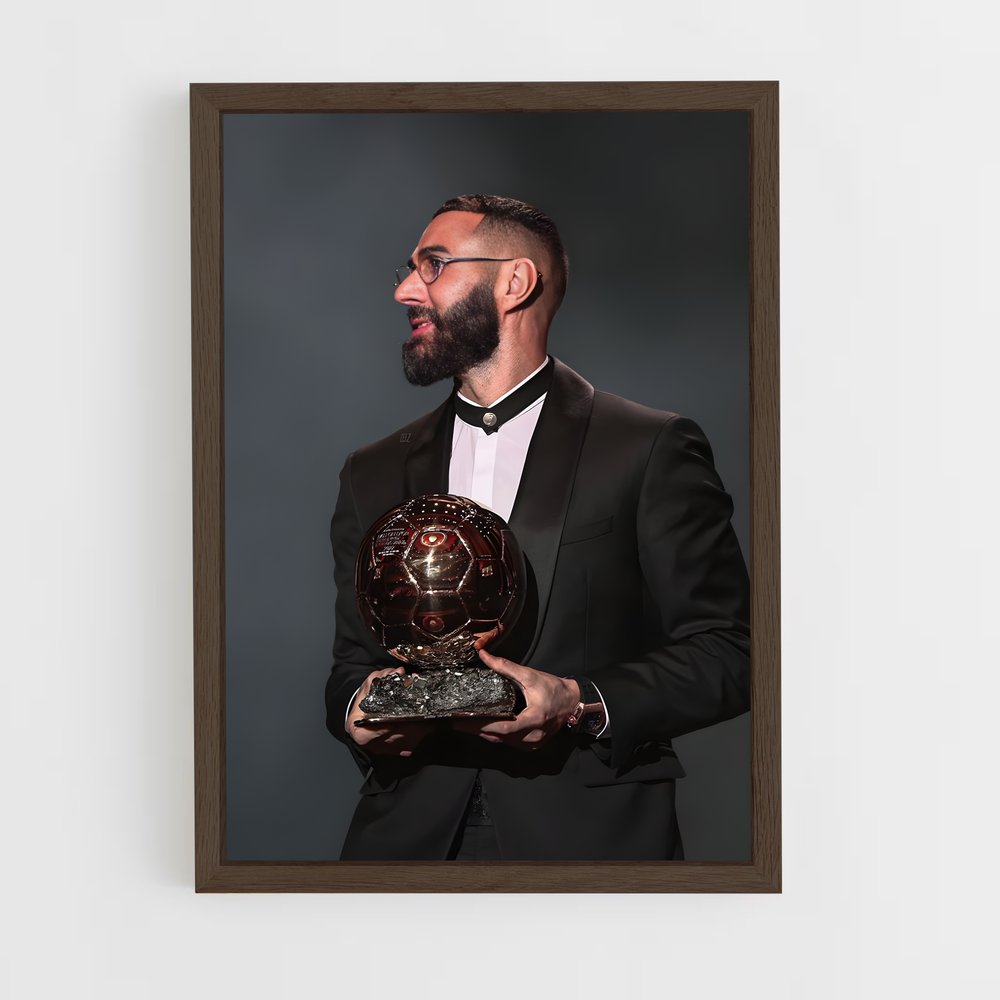 Poster Ballon d'Or Étoile – affiche Football (vue 5)