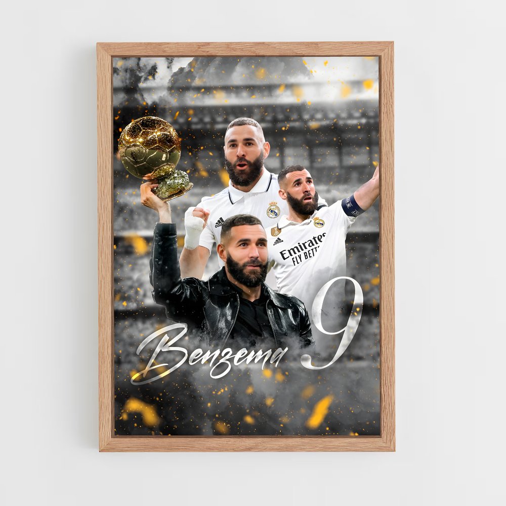 Poster Gloire en Blanc – affiche Football (vue 4)