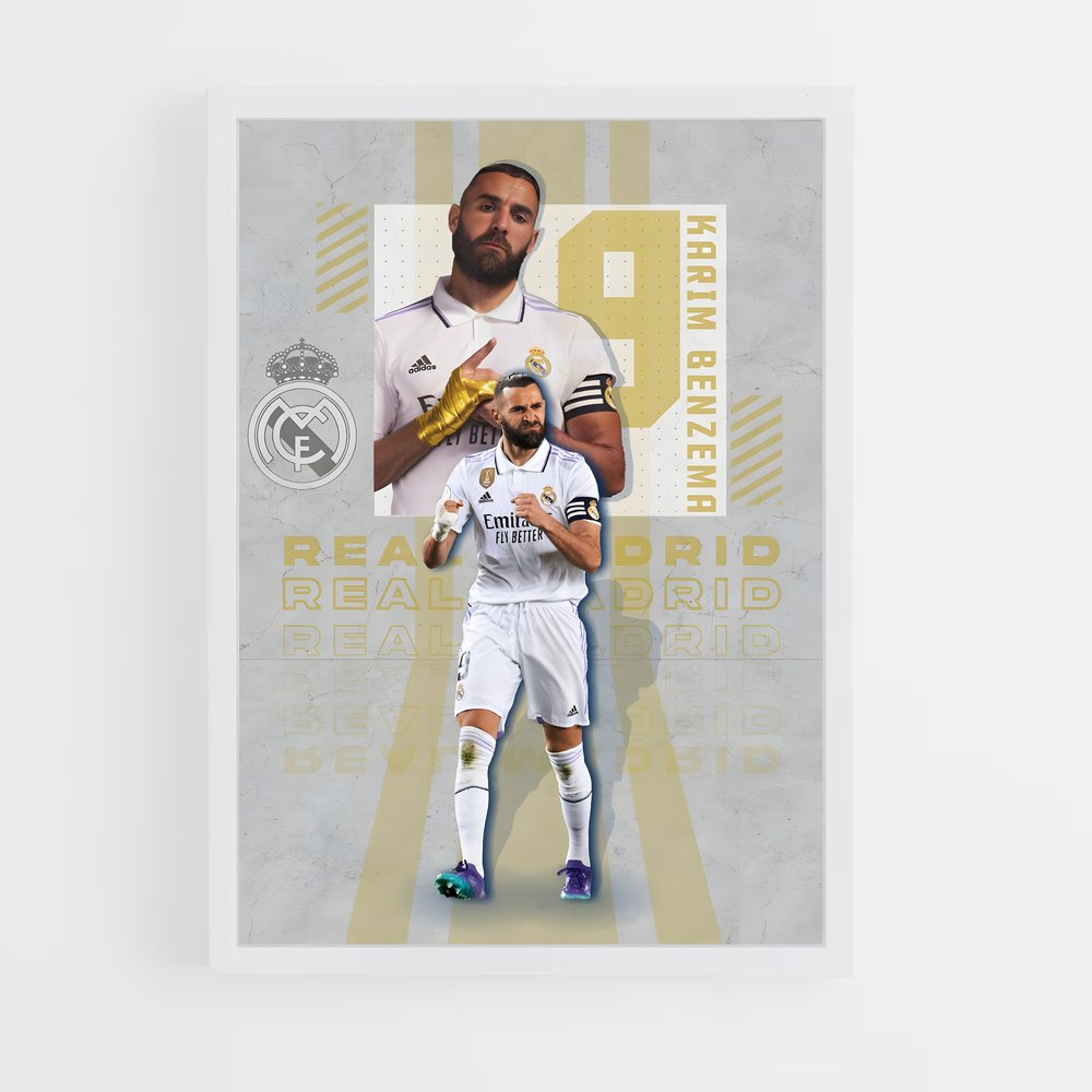Poster Attaquant Légendaire – affiche Football (vue 3)