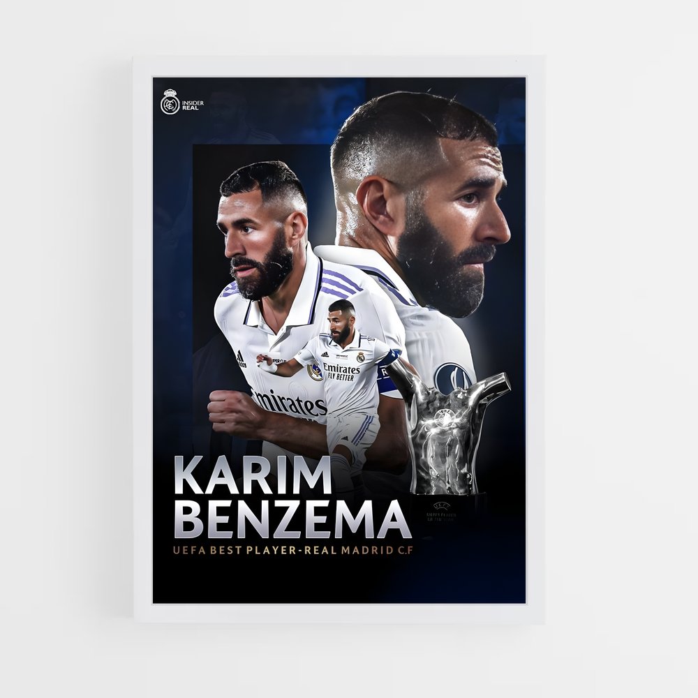 Poster UEFA Best Player – affiche Football (vue 3)