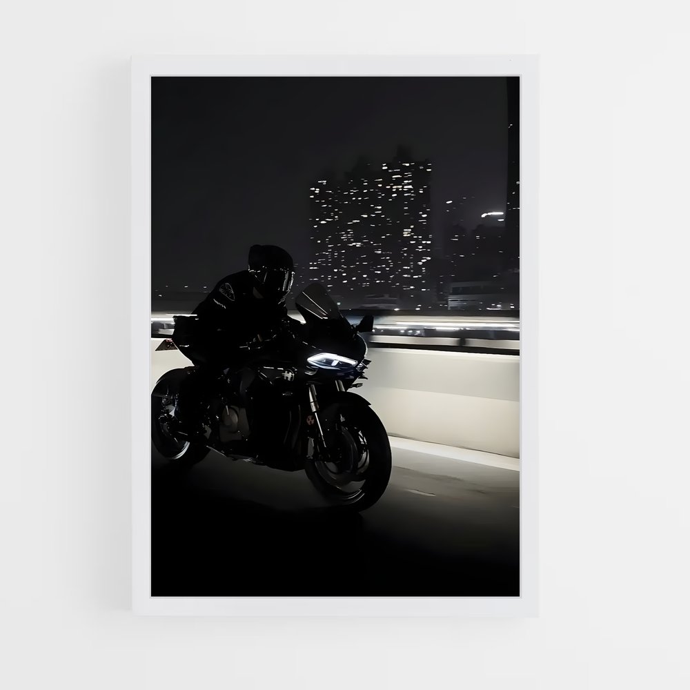 Poster Kawazaki Nuit (vue 3)