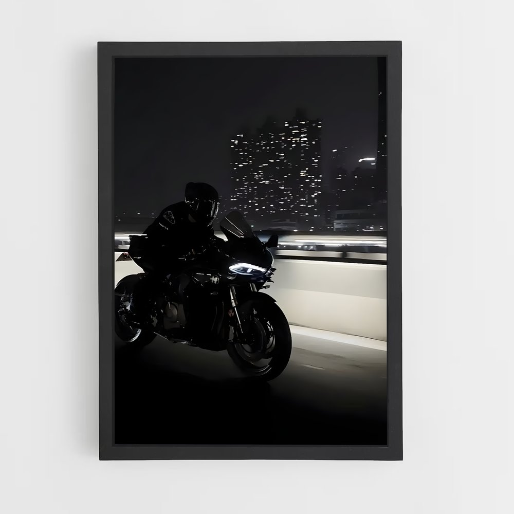Poster Kawazaki Nuit (vue 2)