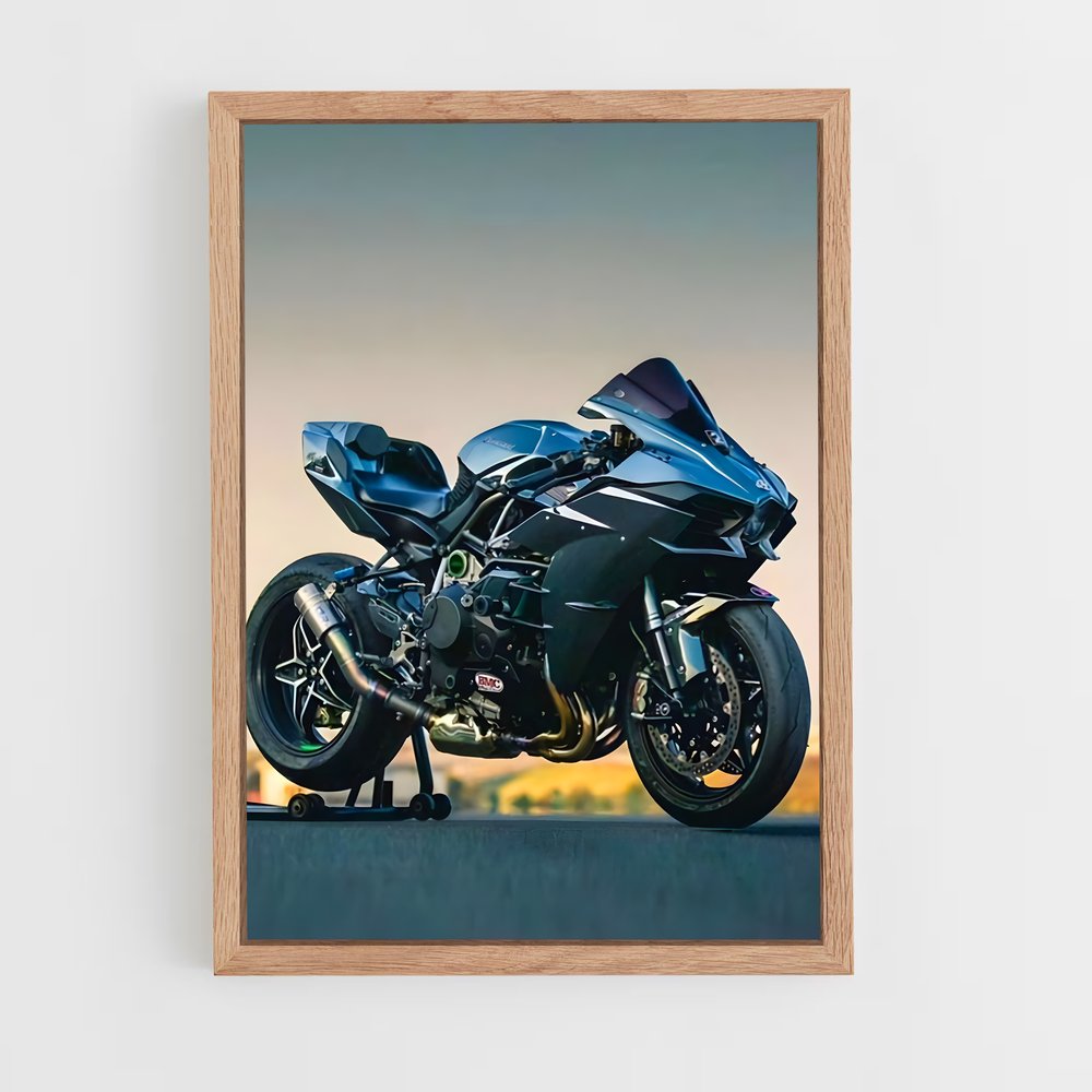 Poster Moto Kawazaki (vue 4)