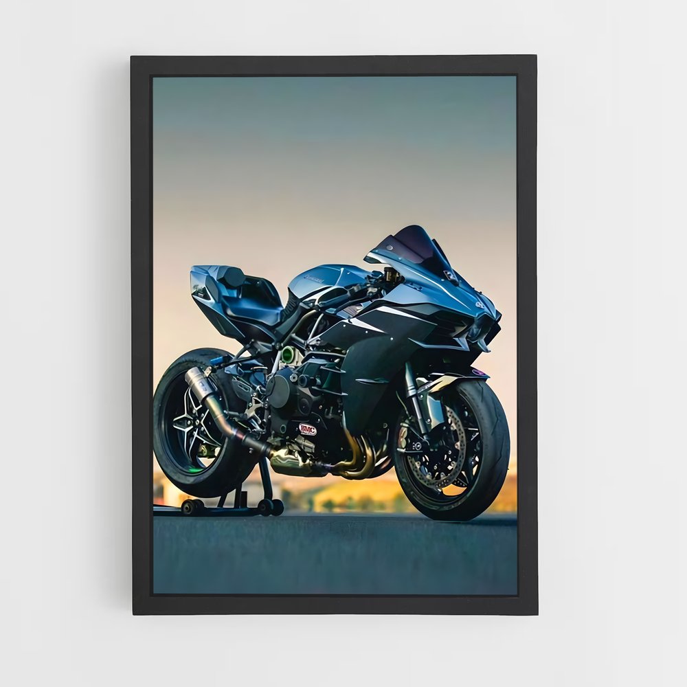 Poster Moto Kawazaki (vue 2)