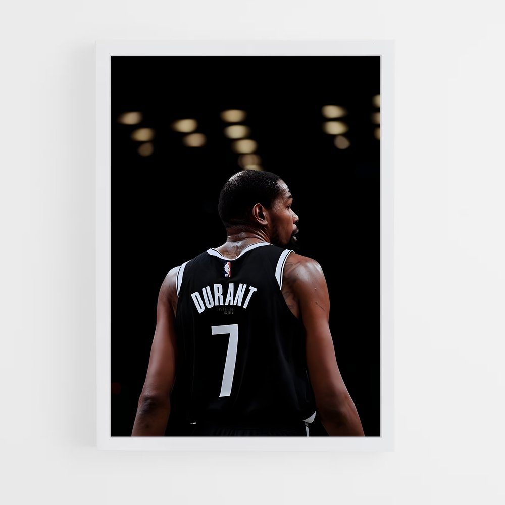Poster Kevin Durant Sombre – affiche Basketball (vue 3)