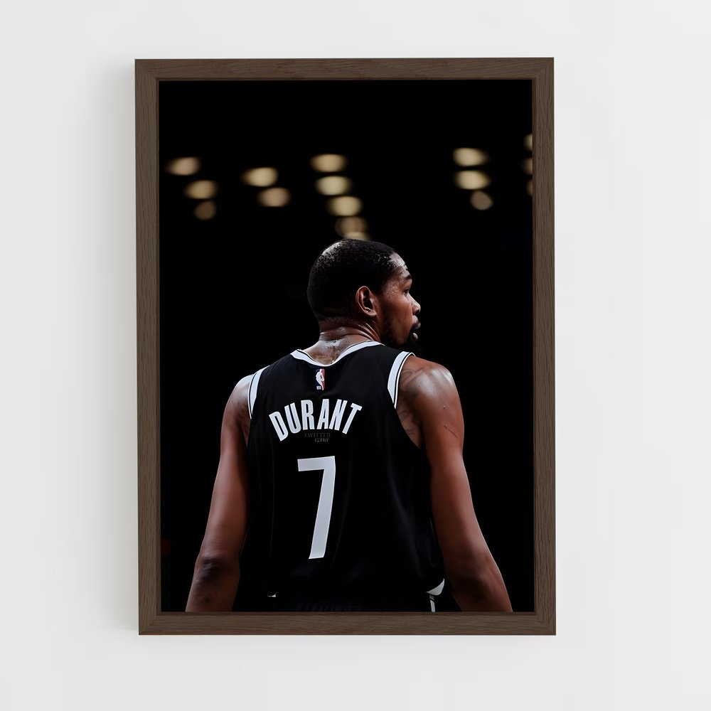 Poster Kevin Durant Sombre – affiche Basketball (vue 5)