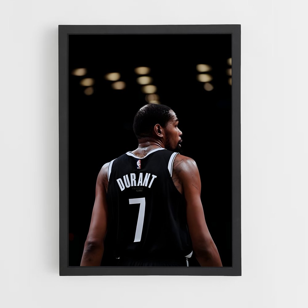 Poster Kevin Durant Sombre – affiche Basketball (vue 2)