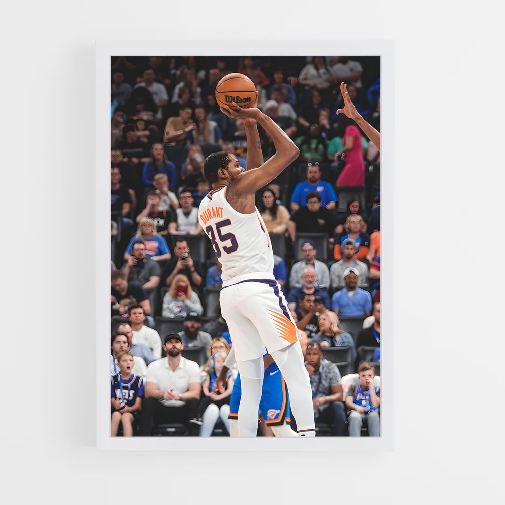Poster Kevin Durant Ballon – affiche Basketball (vue 3)