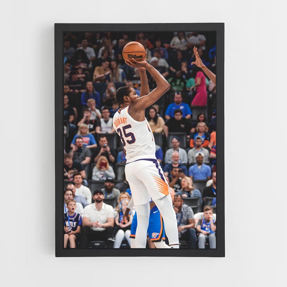Poster Kevin Durant Ballon – affiche Basketball (vue 2)