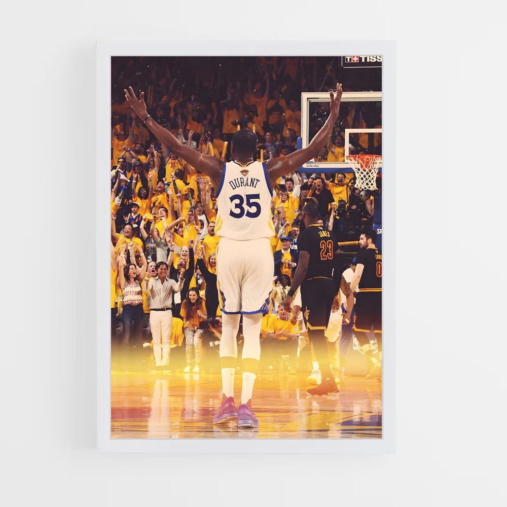 Poster Victoire Kevin Durant – affiche Basketball (vue 3)