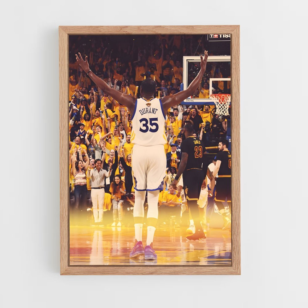Poster Victoire Kevin Durant – affiche Basketball (vue 4)
