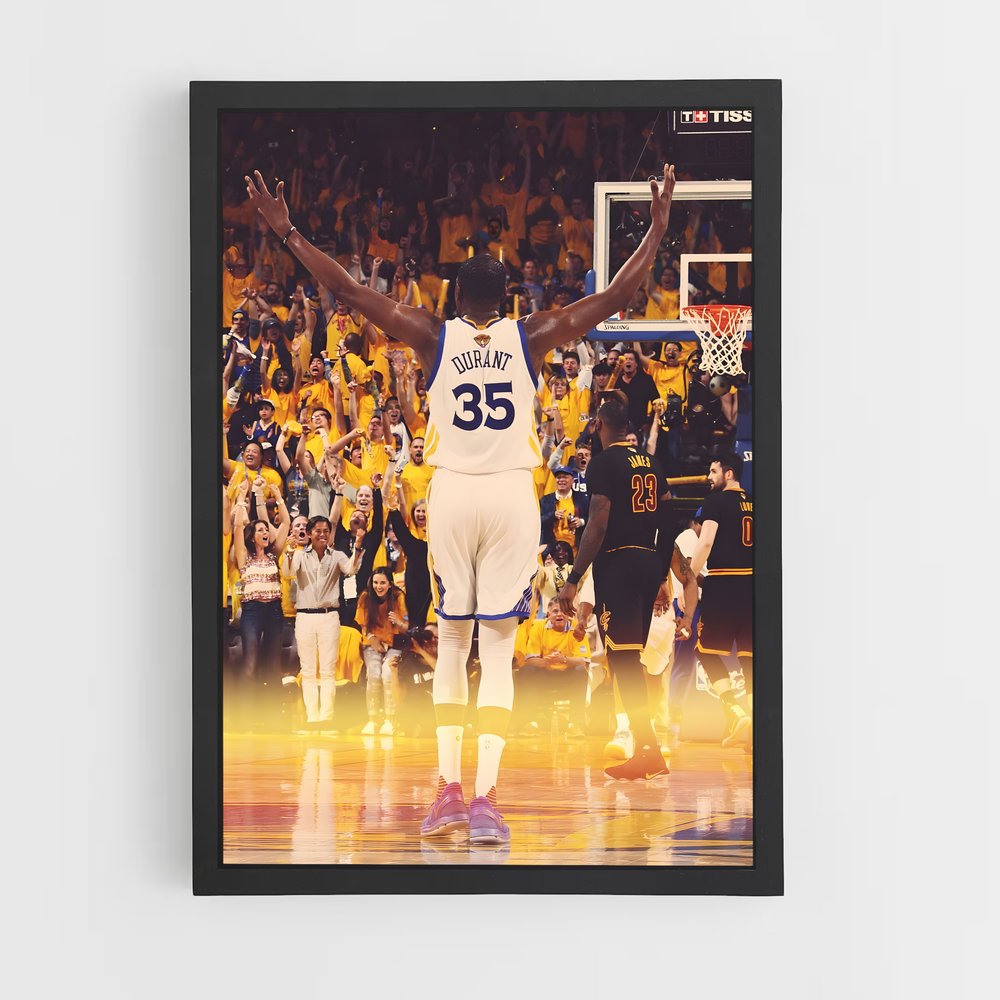 Poster Victoire Kevin Durant – affiche Basketball (vue 2)