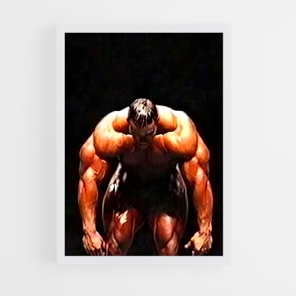 Poster Kevin Levrone Monstre – affiche Musculation (vue 3)