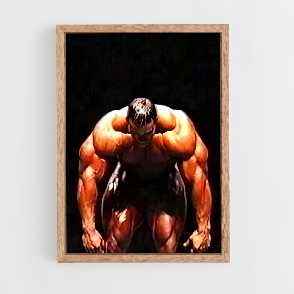 Poster Kevin Levrone Monstre – affiche Musculation (vue 4)