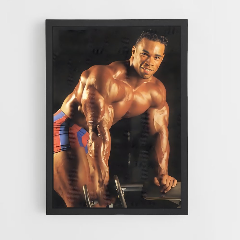 Poster Kevin Levrone Vintage – affiche Musculation (vue 2)