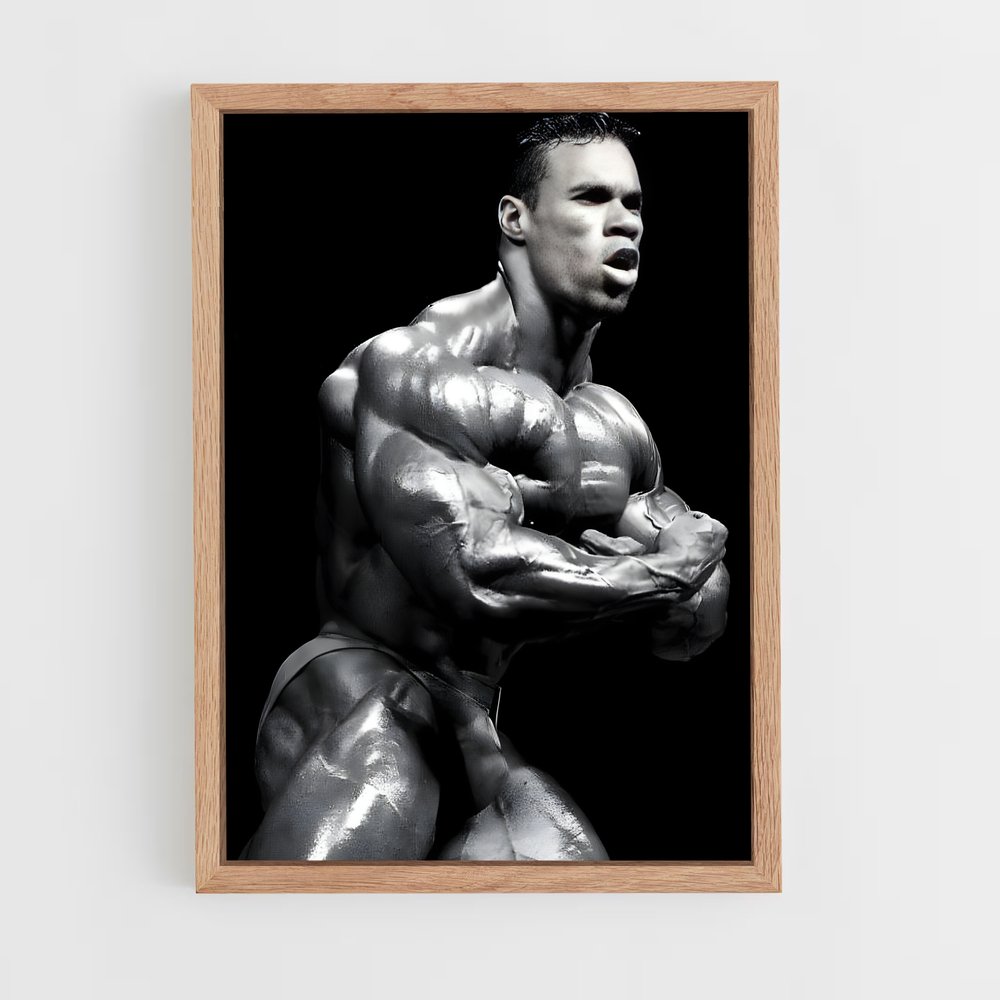 Poster Kevin Levrone Pose – affiche Musculation (vue 4)