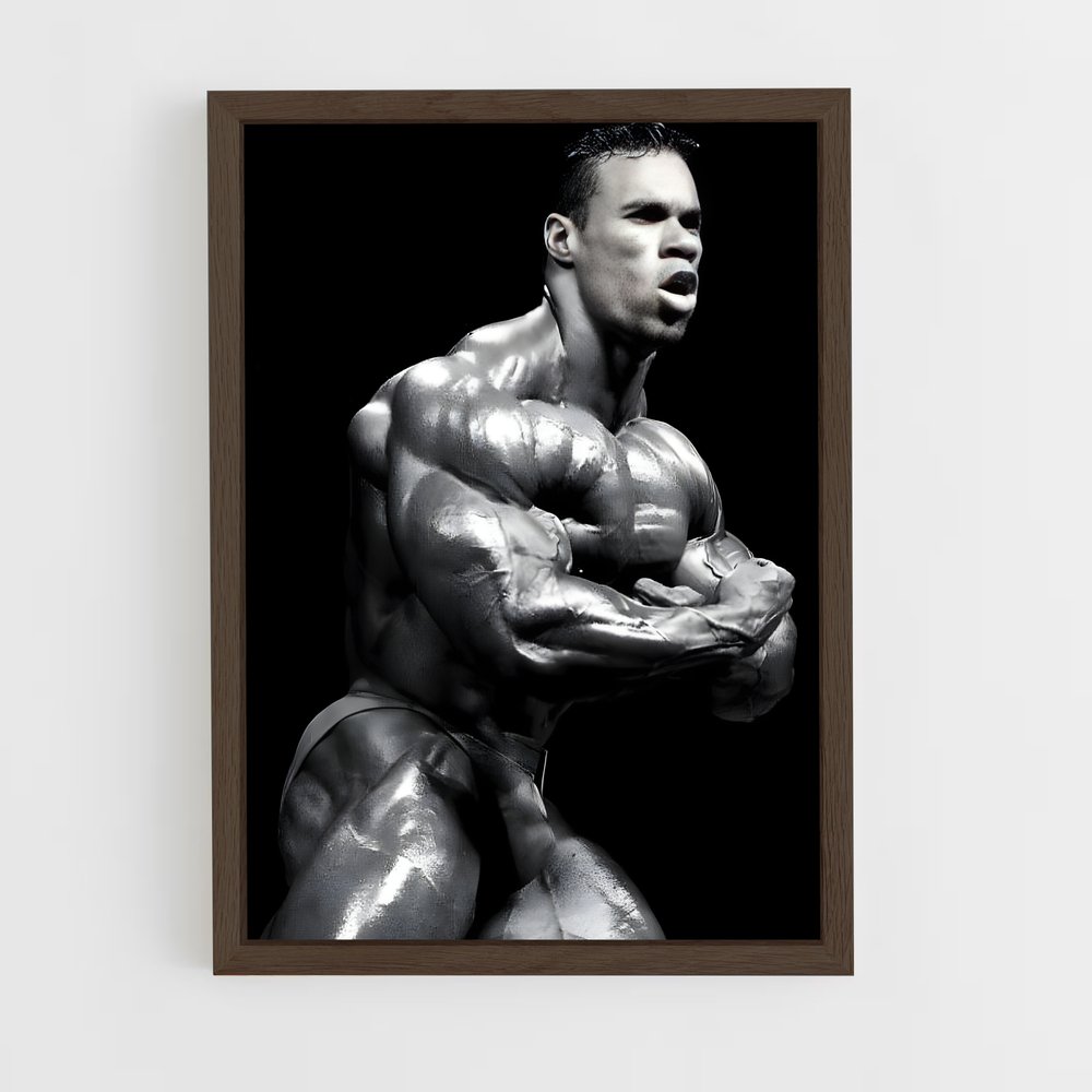 Poster Kevin Levrone Pose – affiche Musculation (vue 5)