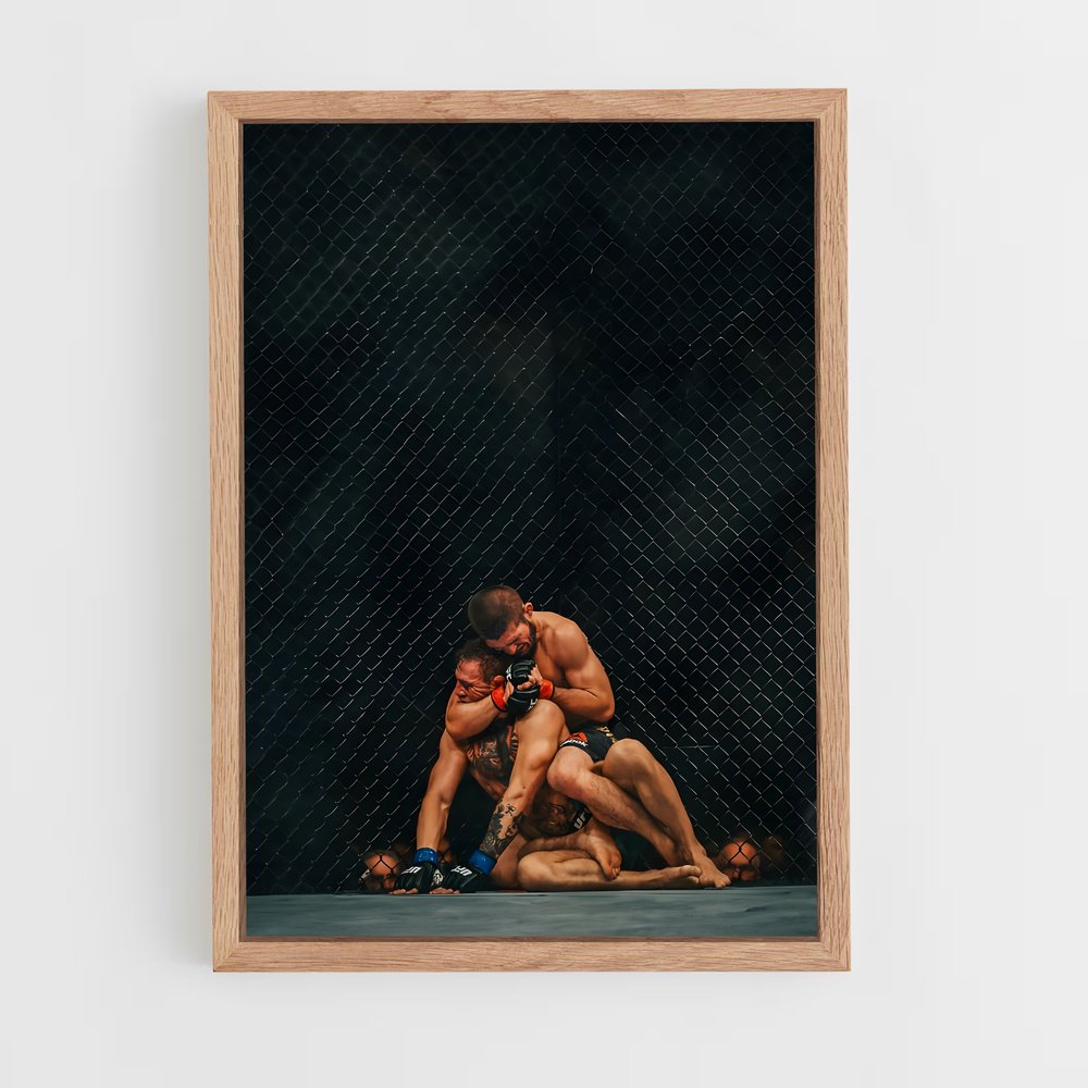Poster Étreinte de Force – affiche MMA (vue 4)