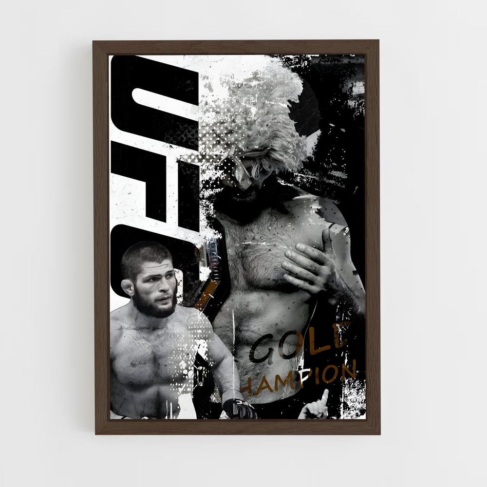 Poster Champion Combat – affiche MMA (vue 5)
