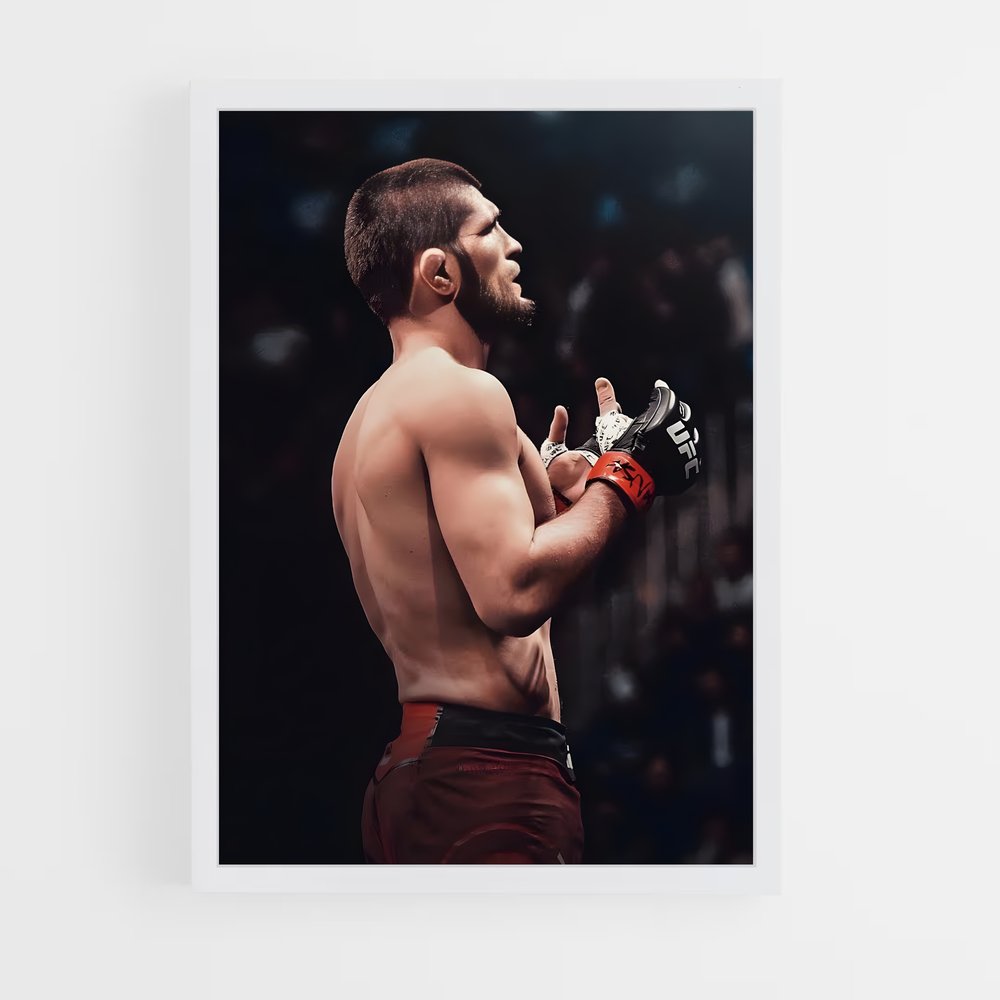 Poster Guerrier du Ring – affiche MMA (vue 3)