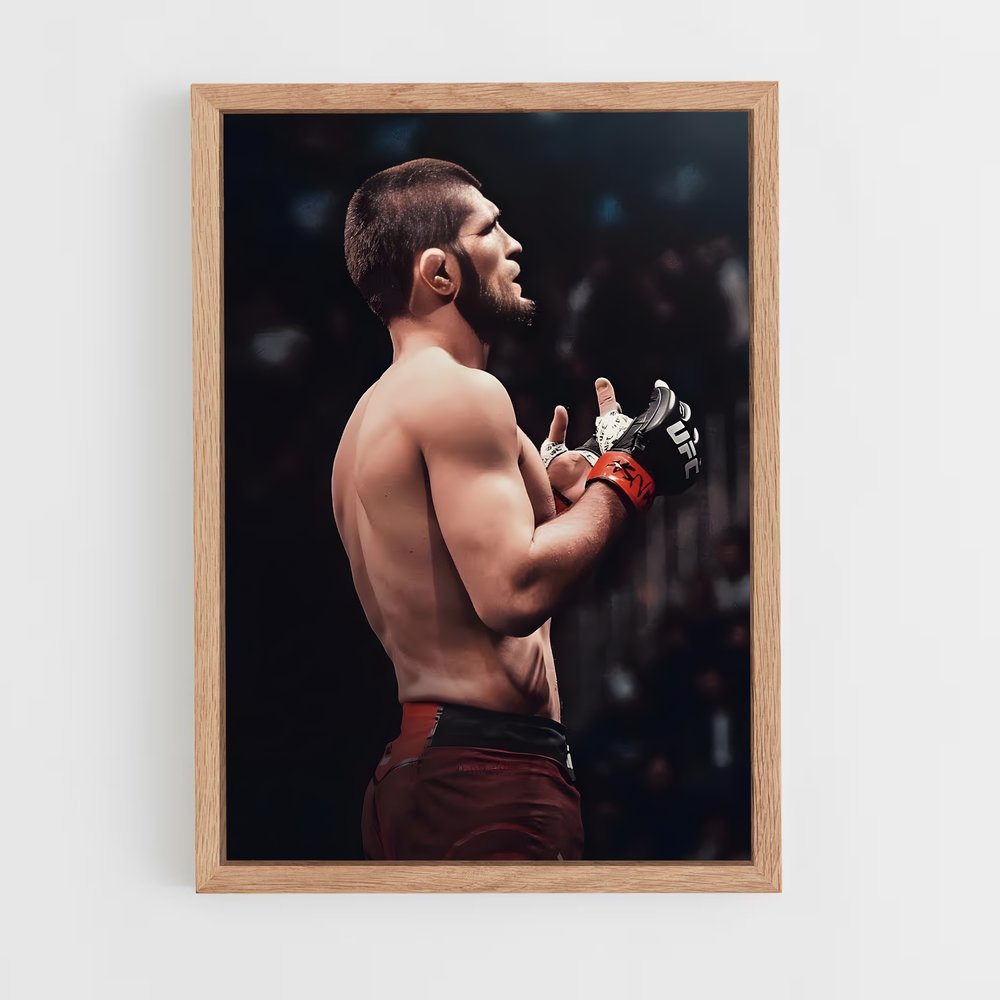 Poster Guerrier du Ring – affiche MMA (vue 4)