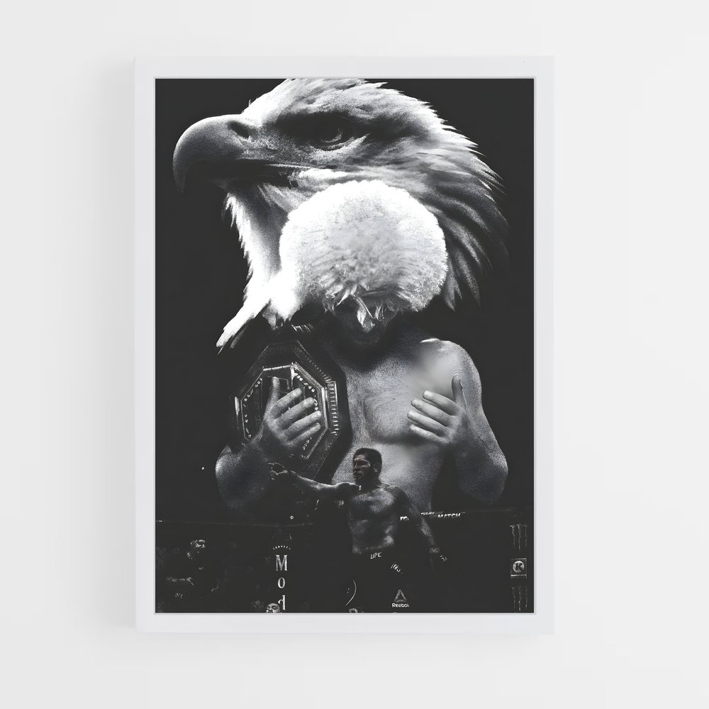 Poster Aigle du Combat – affiche MMA (vue 3)