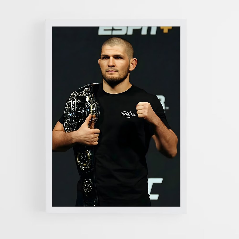 Poster Triomphe Invincible – affiche MMA (vue 3)