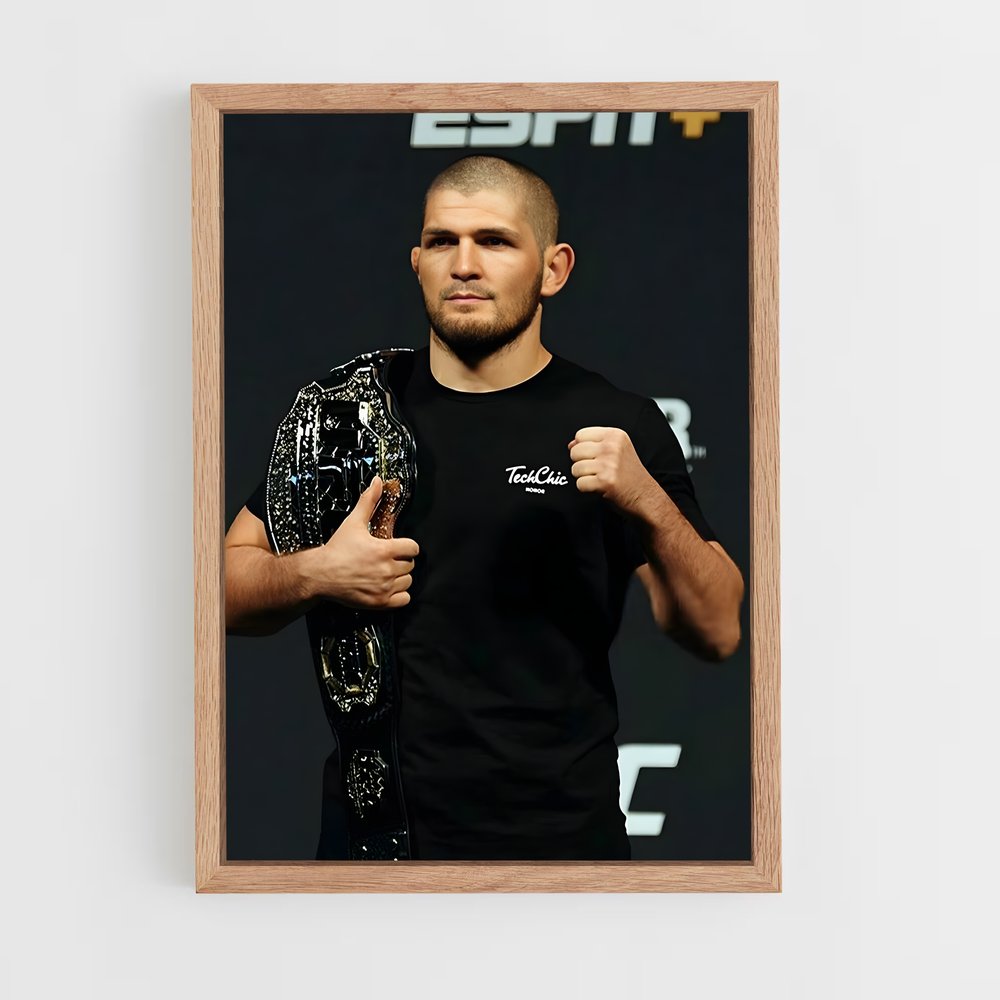 Poster Triomphe Invincible – affiche MMA (vue 4)