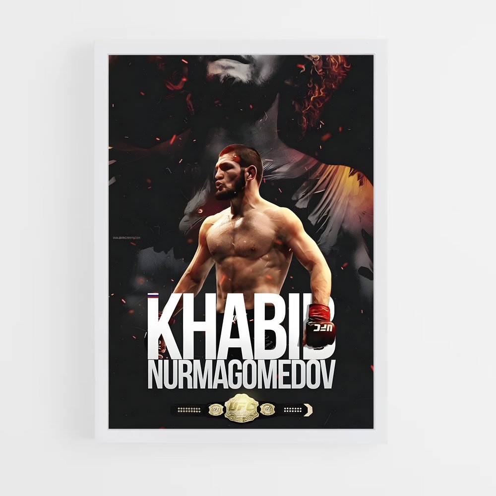 Poster Invincible Champion – affiche MMA (vue 3)