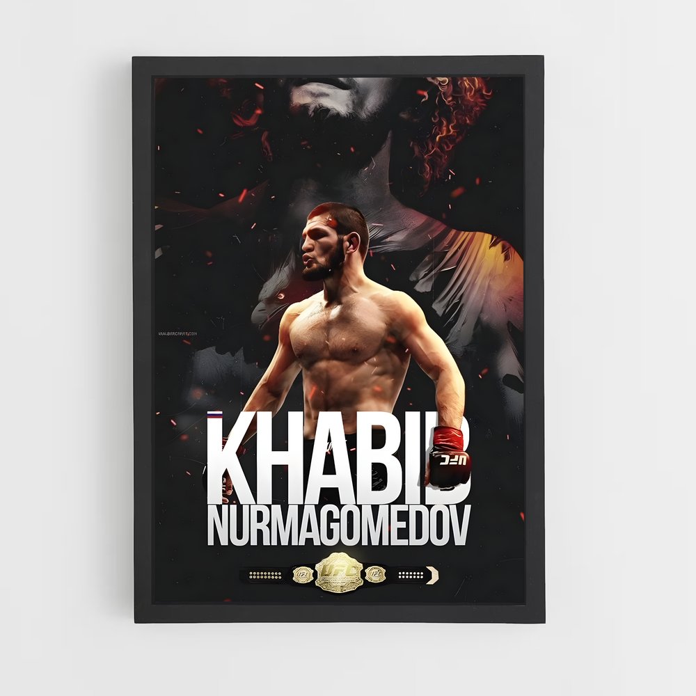 Poster Invincible Champion – affiche MMA (vue 2)