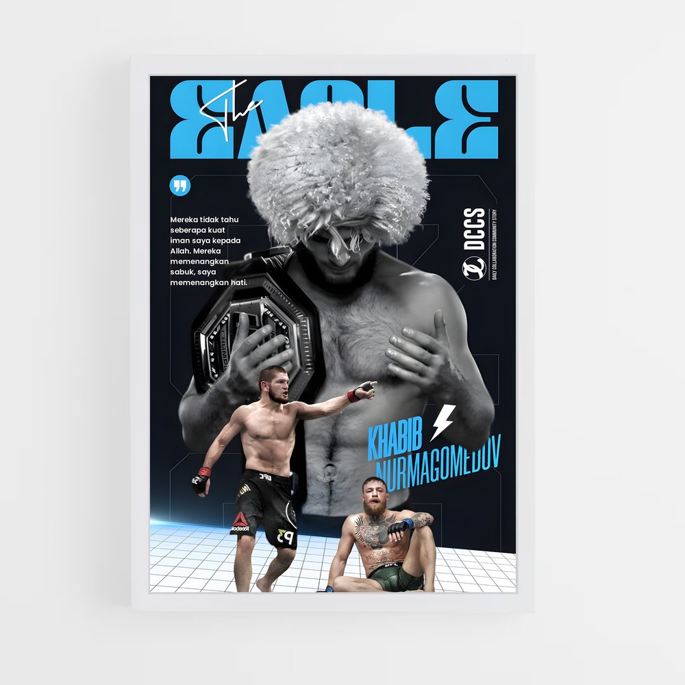 Poster Champion invaincu – affiche MMA (vue 3)