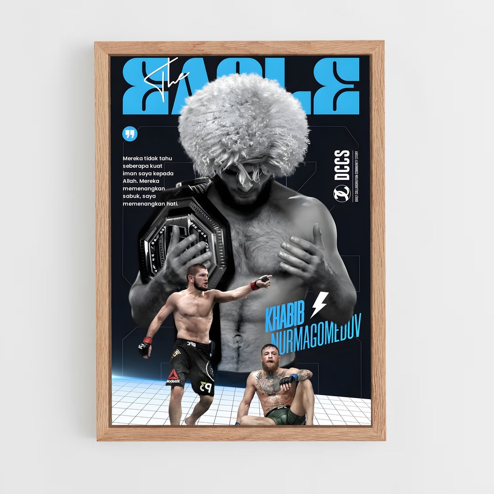 Poster Champion invaincu – affiche MMA (vue 4)