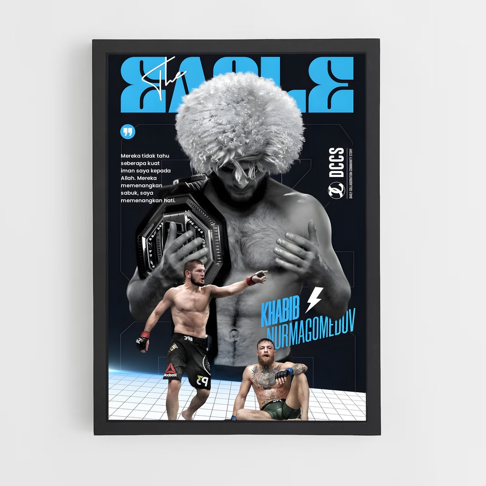 Poster Champion invaincu – affiche MMA (vue 2)