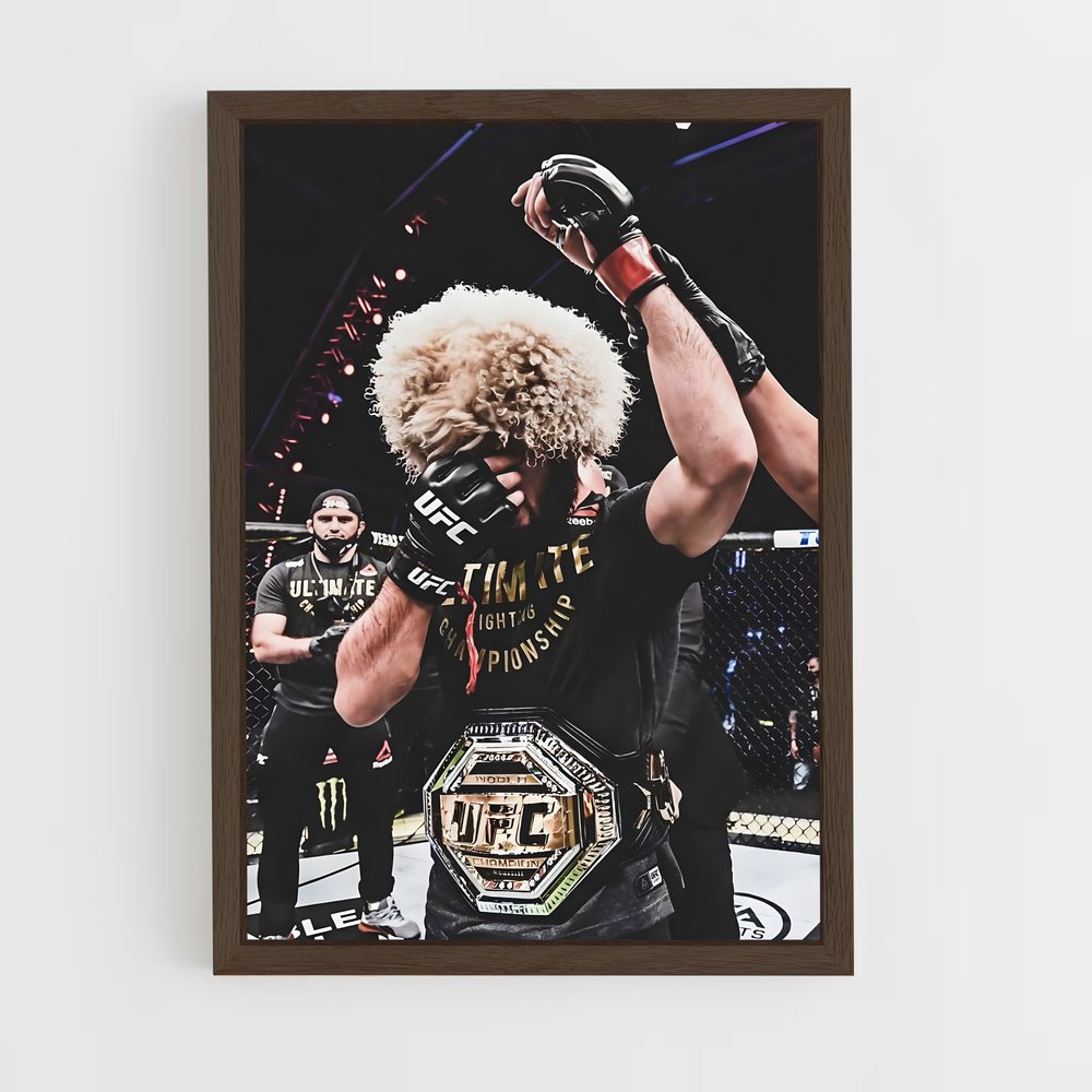 Poster Combat Victorieux – affiche MMA (vue 5)