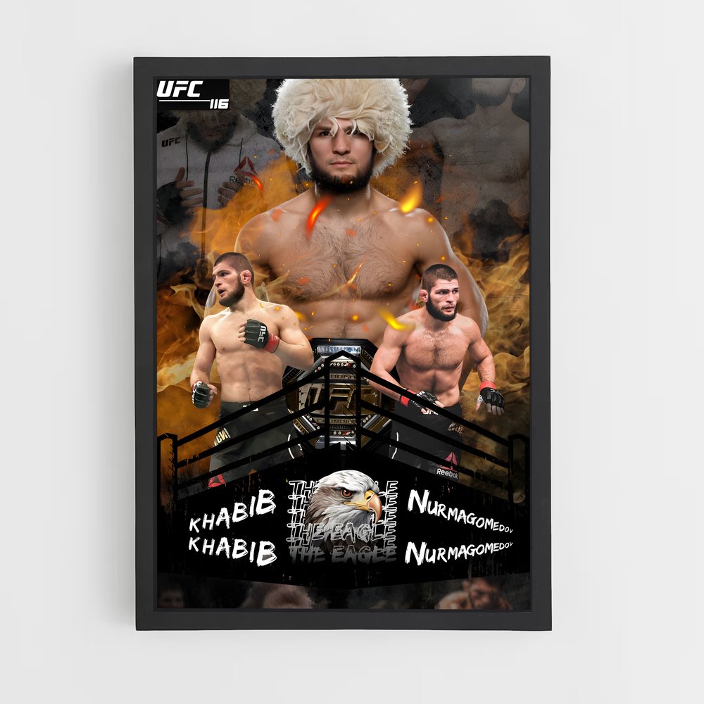 Poster Gladiateur de Dagestan – affiche MMA (vue 2)