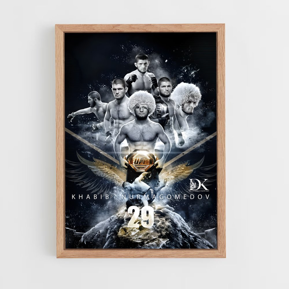 Poster Légende Invaincue – affiche MMA (vue 4)