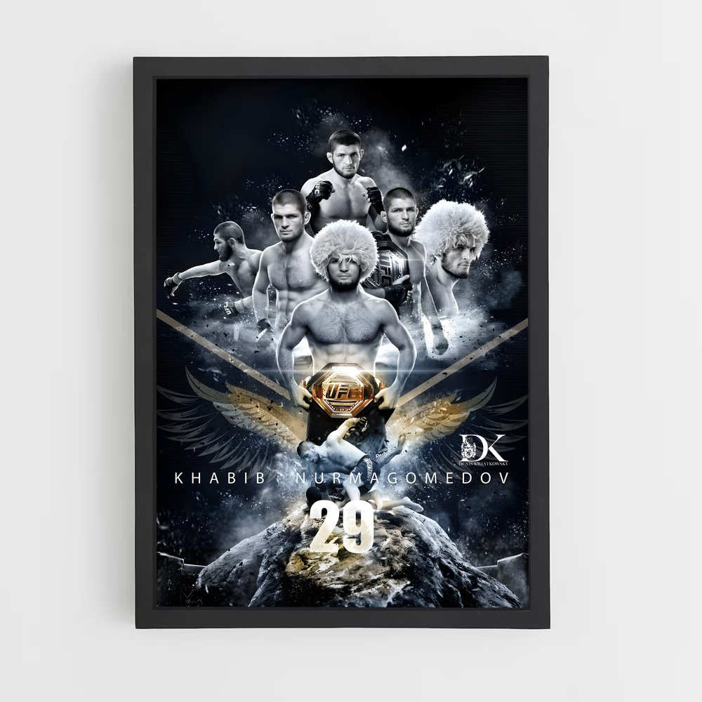 Poster Légende Invaincue – affiche MMA (vue 2)